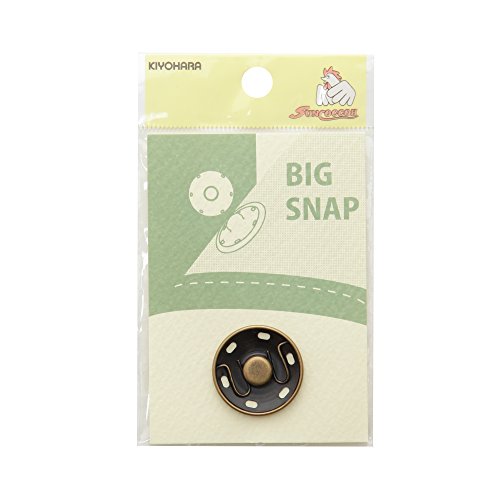 KIYOHARA サンコッコー ビッグスナップ 1組入り 直径25mm アンティックゴールド SUN17-09