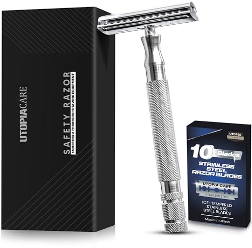 Utopia Care Double Edge Safety Razor for Men & Women