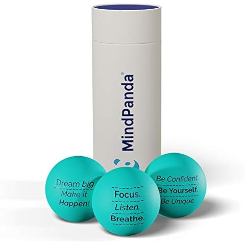 MindPanda 3X Positive Motivational Stress Balls The Perfect anti-stress ball Cover