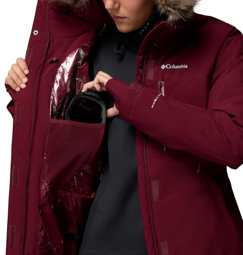 Columbia Ava Alpine II Chaqueta Aislante, Aislamiento Térmico, Material Transpirable, Impermeable, Detalles Desmontables, Piel Sintética Desmontable, Prácticos Bolsillos - Mujer - imagen 3