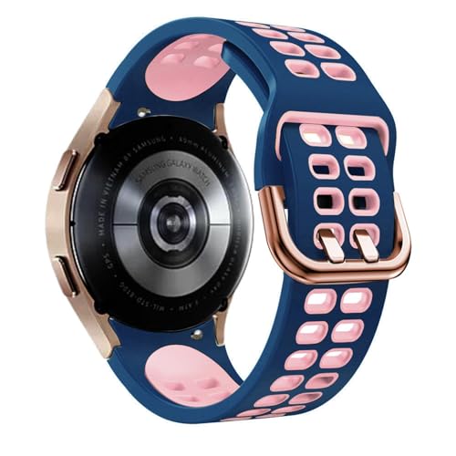 Correa de silicona para Samsung Watch 6 5 4 y Galaxy 5 Pro pulsera deportiva