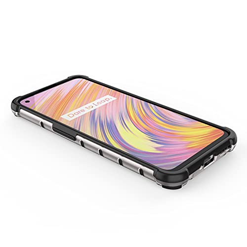 Image of Glasgow Back Case Cover Compatible with Realme X7 (Stylish Design) -Black