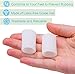 Povihome Toe Sleeves, Toe Protectors, 10 Pack Toe Tube Pads for Hammer Toe,Stubbed Toe,Corns, Calluses Protect