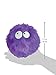 goDog Furballz Squeaky Plush Ball Dog Toy, Chew Guard Technology - Purple, Large