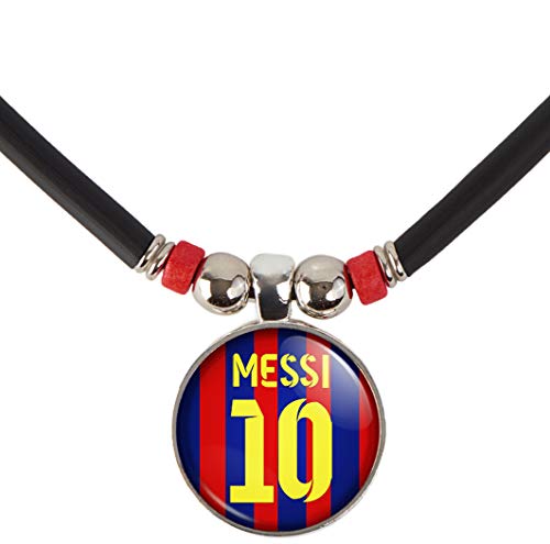 SpotlightJewels Lionel Messi #10 Soccer Jersey Necklace-Leo Messi Barcelona Jersey Necklace- Messi Argentina Jersey Necklace