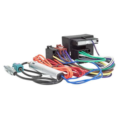 tomzz Audio 7039-001 Radio Adapter Kabel kompatibel mit Opel ab 2003 Quadlock auf ISO + Antennenadapter mit Phantomeinspeisung Fakra auf DIN
