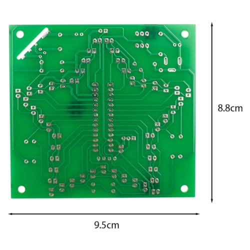 Tiardey Buntes, blendendes Licht-Pentagramm mit Gehäuse und USB-Kabel. Elektronische Produktion, DIY-Kit, Leiterplatten-Lötpraxis