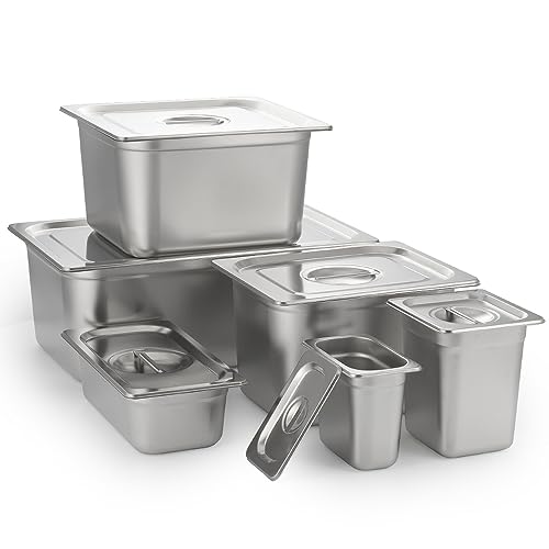 Récipient GN 1/1 inox anti-déformation 28 l pour restauration