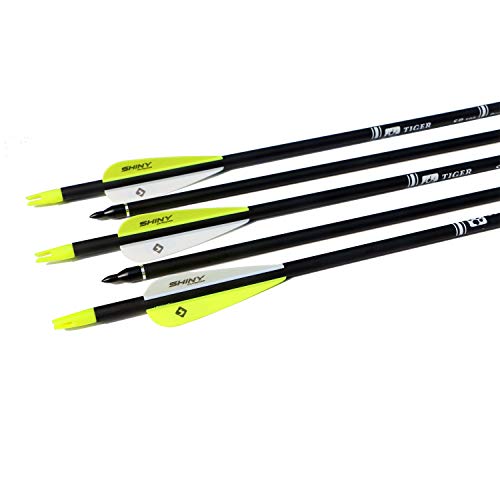 Image of TIGER ARCHERY 30 inch Carbon Arrows for Compound Recurve Bow Hunting Target