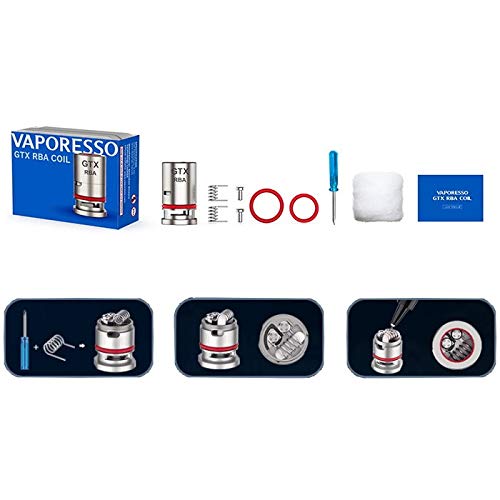 Vaporesso GTX RBA DIY Coils Target PM80 SE GEN NANO Verdampferköpfe – Bild 5