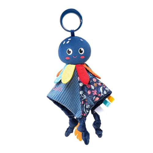 柔らかいぬいぐるみの赤ちゃんのなだめるようなおもちゃと組み込みのティーとしわのある紙と感覚開発のためのしわ紙多機能ベイビーソーティングアクセサリー