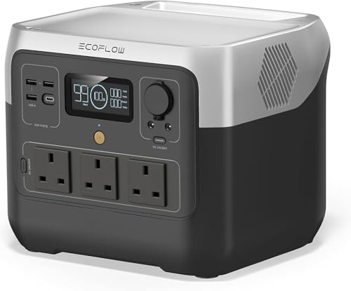 EF ECOFLOW Portable Power Station RIVER 2 Pro, 768Wh LiFePO4 Battery, 70 Min Fast Charging, 3X800W (X-Boost 1600W) AC Outlets, Solar Generator for Outdoor Camping/RVs/Home Use