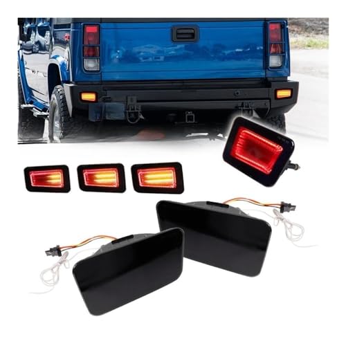 Feux arrières clignotants Hummer H3 2005-2009 - Réflecteur de pare-chocs arrière voiture d'origine