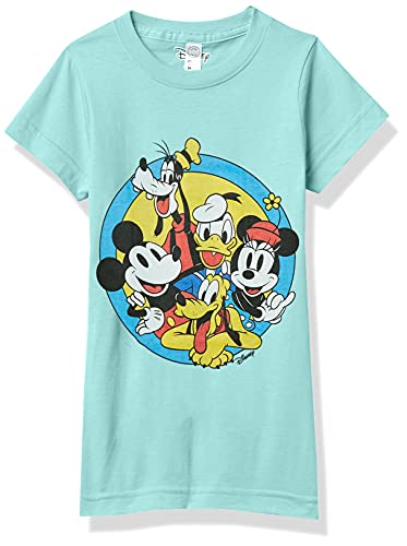 Disney Characters Original Buddies Girl's Heather Crew Tee