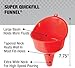 FloTool 10712MX4 Super Quad Funnel for Oil, Lubricant and Other Fluids, 4pk