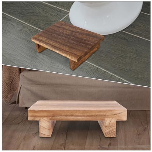 Taburete estructural de madera estable con reposapiés práctico y peso ligero interior 6