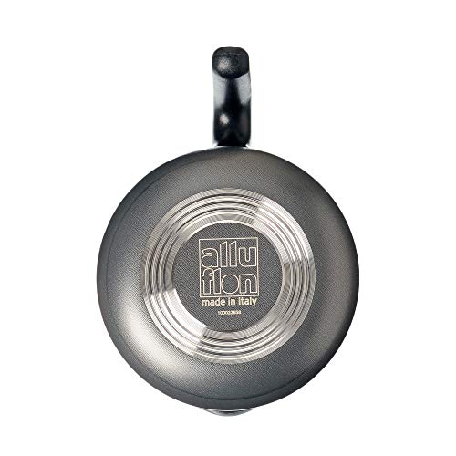 Alluflon Tradition Italien Milchtopf, Aluminium, schwarz, 12 cm – Ansicht 2