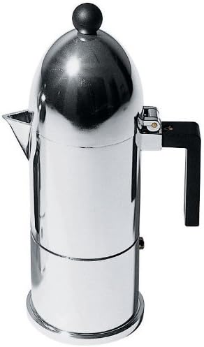 La Cupola Espresso Maker by Aldo Rossi Size: 1 Cup, Handle Color: Black, Finish: Black