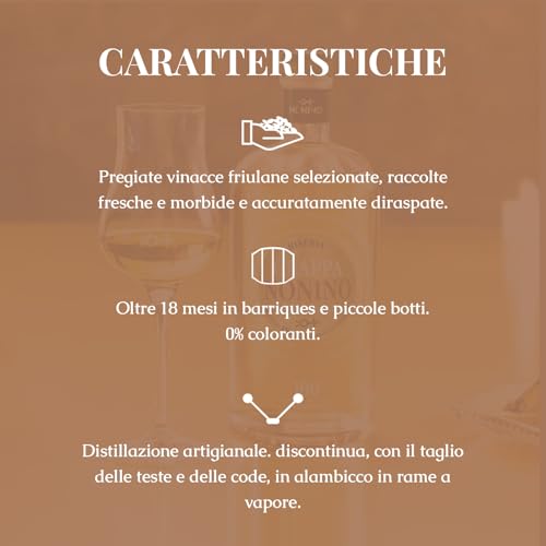 Nonino Grappa Vendemmia Riserva 18 Monate 41Prozent volume (1 x 0.7 l)