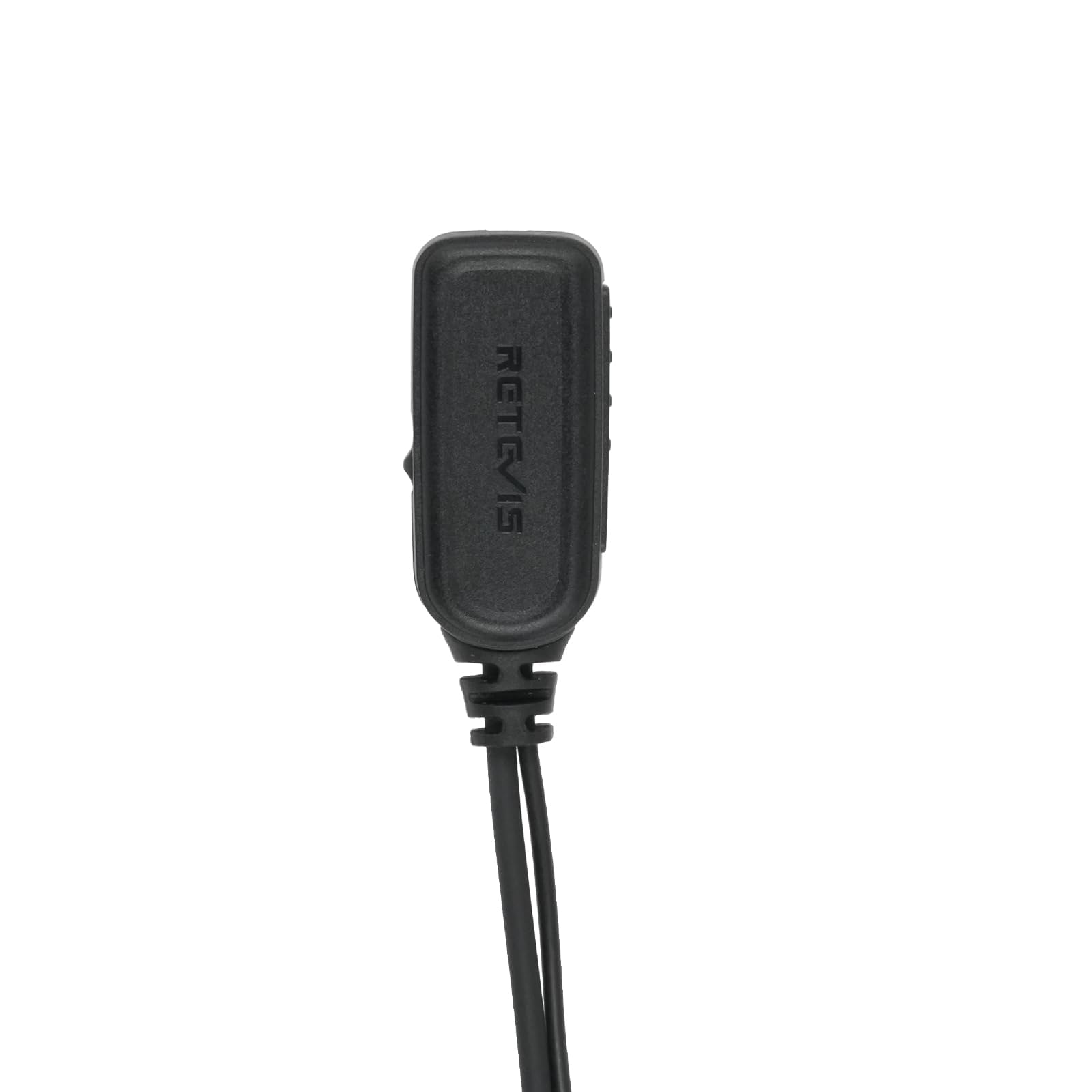 Retevis RB48 - Auricular Walkie Talkie de 1 pin de 2,5 mm, VOX, cable en espiral, compatible con RB48 RB48 Plus RB48A RB48 Pro RT49 RT49B RT49P Radio bidireccional con gancho en forma de G (paquete de