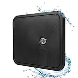 RV-Kabelluke, RV-wasserdichte Luke - Ersatzteile Für Wohnmobil-Zugangsplatten, Zubehör Für Wohnmobile, Wasserdicht -Mehrzweck Mit Schloss Für Wassereinlass, Yacht Usw., Kontrollpunkt Für Netzkabelluk