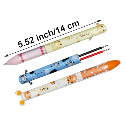Maydahui 8 Pcs 2 Colores Bolígrafos Zodiac Animal Kawaii miniatura 2