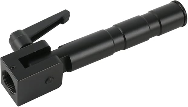 Microscope Kit Diameter 25mm Heavy Duty Multi-axis Adjustable Metal Arm for Video Industry Microscope Table Stand Microscope Lens Adapters Color 25mm Long Accessory