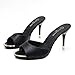 Paul Kevin Womens High Heeled Sandals Slippers Mules Shoes Womens Pumps Black 6.5 Women