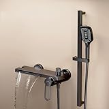 Améliorez votre expérience de douche avec notre glissière de douche murale. Cette barre de douche polyvalente de 60 cm permet une hauteur d'installation personnalisable. Siège de douche réglable en hauteur