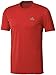 adidas Performance Men's Climalite Short-Sleeve Crew Tee, Large, Scarlet