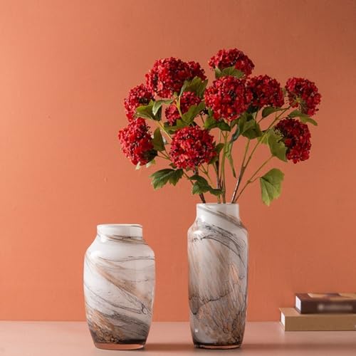 Vase en verre de salon pour composition de fleurs séchées - 6