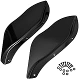 Fitment- The fairing air deflectors compatible for harley davidson electra glide, street glide and trike glide models 1996-2013. Not compatible with 2007 Electra Glide Classic. Altering Airflow Direction - The side fairing deflectors can significantl...