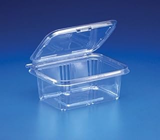 Inline Plastics 32 oz. Clear Hinged Deli Container w/Tamper Resistant Strip 100% BPA Free (Pack 200)