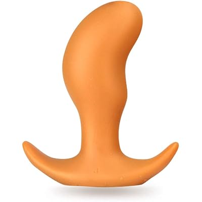 Super Soft Anal Plug, Sex Factory Flexible Liquid Silicone Butt Plug Prostate Massage G-spot Dildo Anal Trainer Kit for Beginner Advanced Players (L)