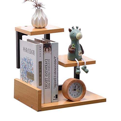 Jcnfa-Shelves Desktop Storage Shelf Countertop Bookcase Creative Storage Office Storage Desktop Shelf, Multi-Color Optional (Color : D) #TOP15