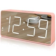 Peakeep Digital Clock, Alarm Clock Battery Backup Powered for Bedrooms Mirror Face Large Numbers 6 photo Peakeep Digital Clock, Alarm Clock Battery Backup Powered for Bedrooms Mirror Face Large Numbers 6