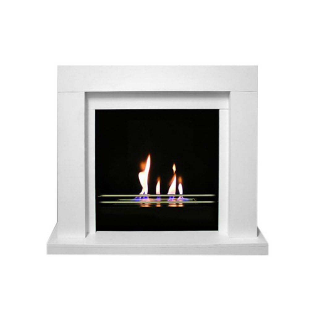 1 PZ BIOCAMINO DA PAVIMENTO UDINE Bianco 2,5 kw NextradeItalia Mod.FERX.DIAREX-VBAUD-BI