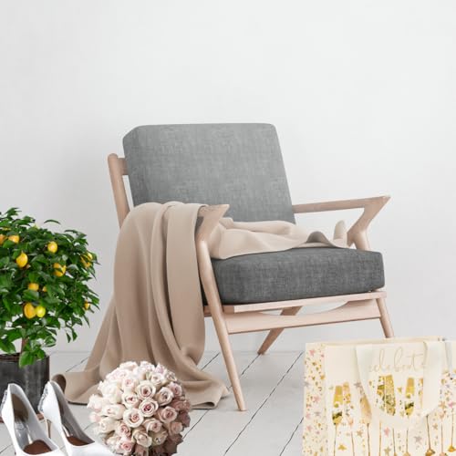 Glick Mittelgroße Geschenktüte Querformat Flöten 175 x 225 x 100 mm Luxus Recycelbare Tasche für Geburtstage, Hochzeit, Jahrestag & Verlobung