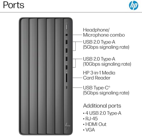 HP Envy Desktop PC, Intel Core i7-14700, 32 GB RAM, 1 TB SSD, UHD Graphics 770, Windows 11 Pro, TE01-5002 (2024) — view 7