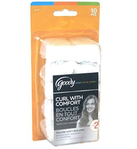 Goody - Pillow Soft Hair Rollers - Curl With Comfort, (2-Pack of 10)