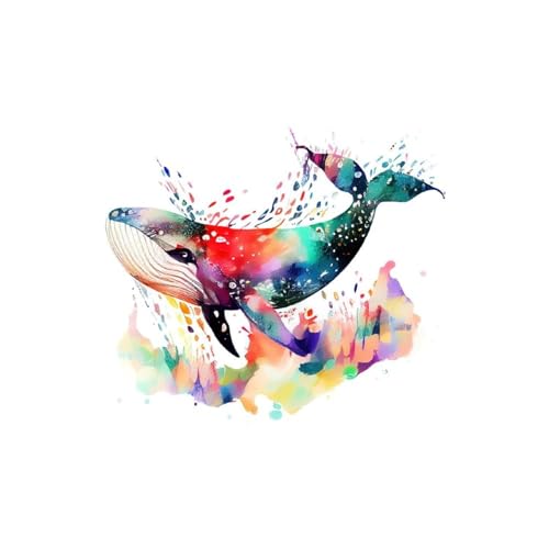 Peinture diamant baleine aquarelle kit complet adulte 30x40