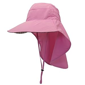 Outdoor zonnehoed, UV-nekbescherming, boniehoed, zonwering, sneldrogend, waterdichte zomerhoed voor vissen, wandelen…