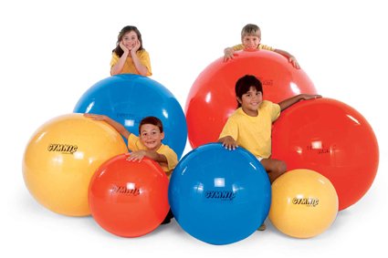 Amazon | GYMNIC(ギムニク) ギムニク 75 バランスボール 黄 【W