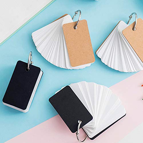 12 Peças Livro De Palavras Almofada De Papel Kraft Saudação Faça Você Mesmo Estoque De Cartão De Índ