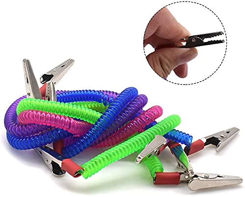 Rzjzgz 4Pcs Dental Napkin Clip Bibs Holder Clips Flexible Metal Elastic Dental Bib Chain For Bibs/Face Cover/Kids Adult And Elderly #TOP3