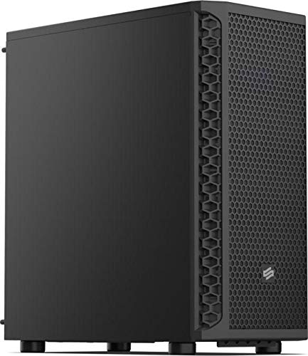 SilentiumPC Signum SG1 Escritorio Negro - Caja de Ordenador (Escritorio, PC, Negro, ATX,Micro ATX,Mini-ITX, 16,1 cm, 32,5 cm)