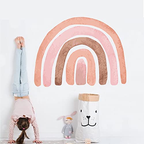 Self-Adhesive Cute Rainbow Wall Sticker For Kids/Girls Room, Peel And Stick Wall Art Decals Wall Murals For Nursery Room Baby Bedroom Home Decor #TOP20