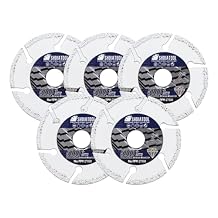 SHDIATOOL Diamond Cutting Disc 2-inch,Metal Cut-Off Wheel 50mm Saw Blade Abrasive Wheel for Steel Tube Iron Rebar Angle Steel Arbor 3/8-inch Pack of 5