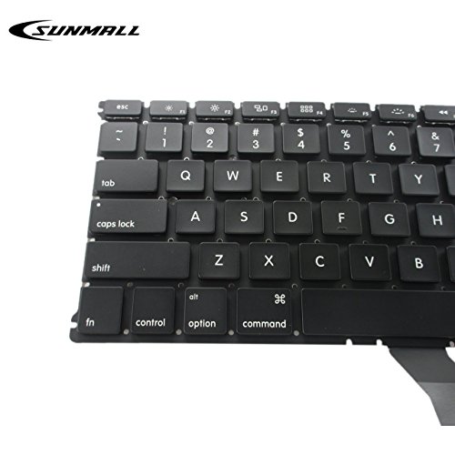 Sunmall A1466 Keyboard Keyboard Replacement For Apple Macbook Air 13" A1369 (2011) A1466 (2012-2015) Mjve2Ll/A Md760Ll/A Mc965Ll/A Md231Ll/A Mjvg2Ll/A Series Laptop Keyboard #TOP4