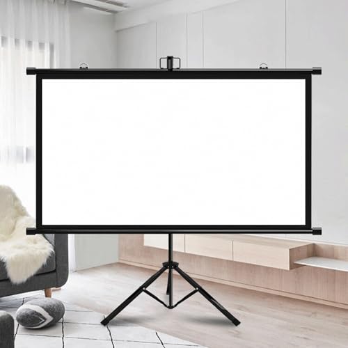 Pantalla para proyector 60 pulgadas 4K plegable que soluciona la falta de espacio